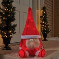 Goldengifts 24 in. Gnome Yard LED Christmas Decor Red GO2741133